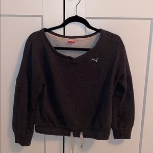 Puma dark grey sweatshirt